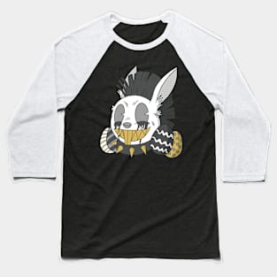 Old School Punk Easter Bunny Baseball T-Shirt